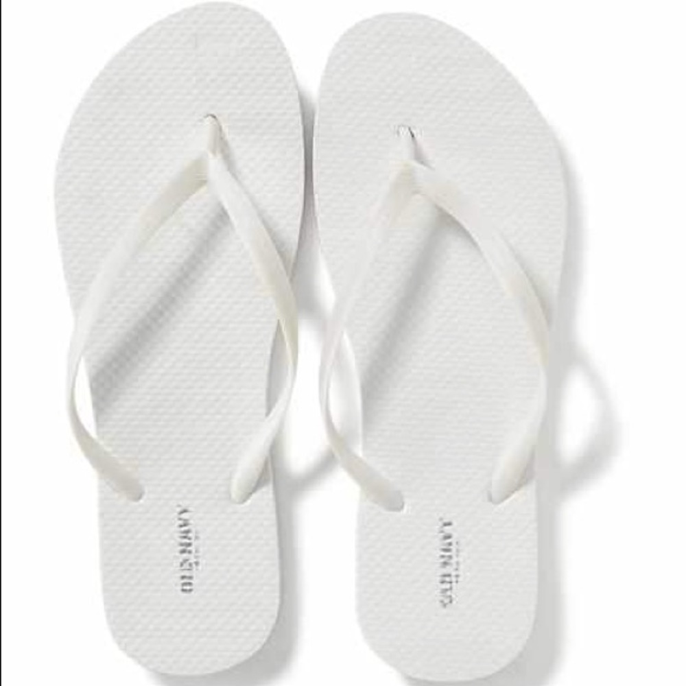 BRAND NEW White Old Navy Flip Flops!